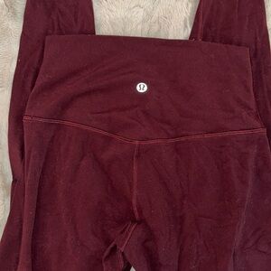 Lululemon align 28” size 4 long, pilling present